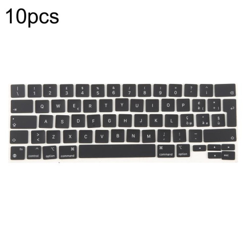 Lot de 10 touches de raccourci pour MacBook A2251, A2289, A2238, A2338, version UK, langue : Italie SH4003305-33
